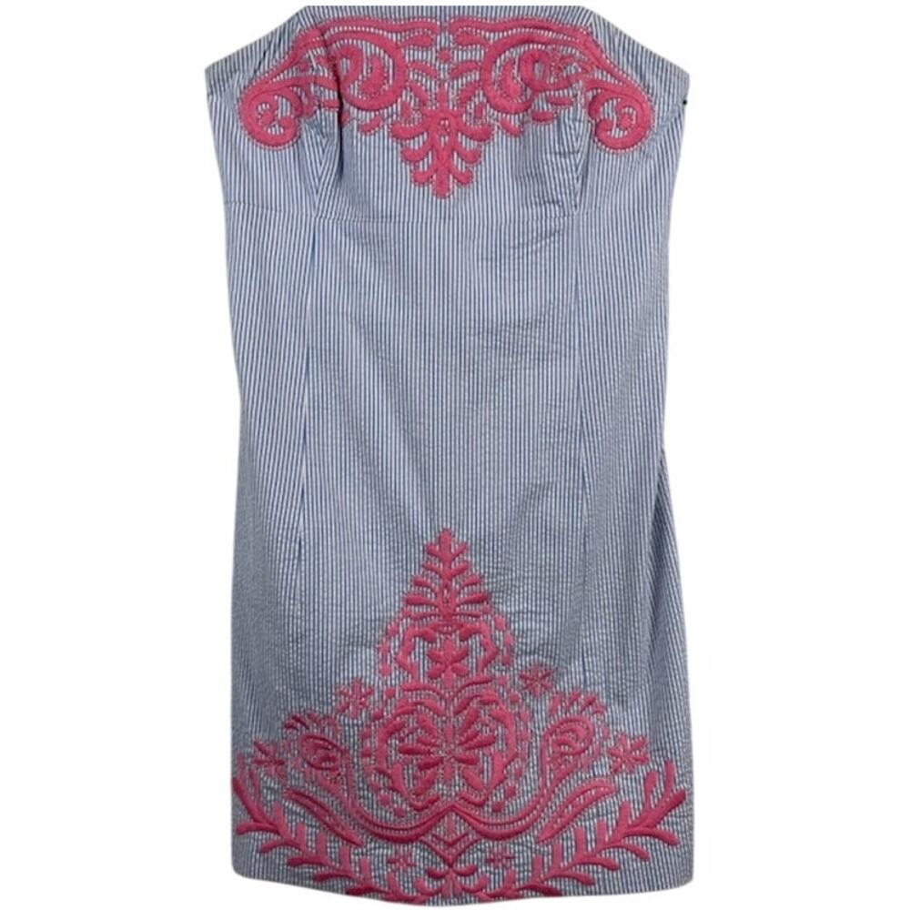 Lilly Pulitzer vintage strapless, embroidered, beaded dress.